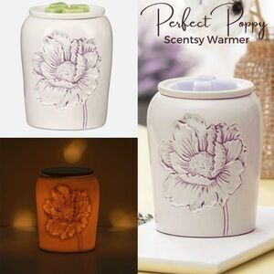 New Scentsy Perfect Poppy Warmer